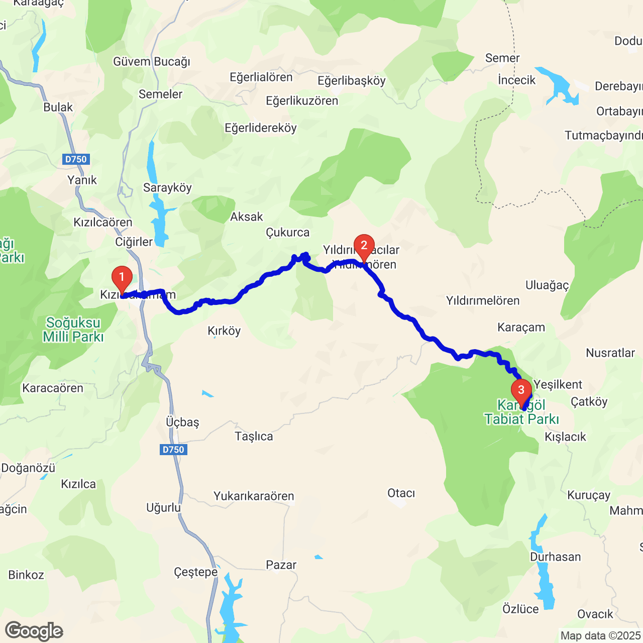 Eski Hitit Ralli Rotası: Kızılcahamam — Karagöl rotası